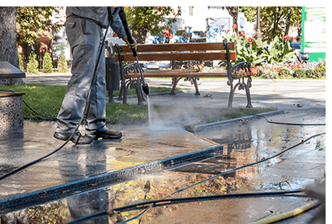 Pressure washing