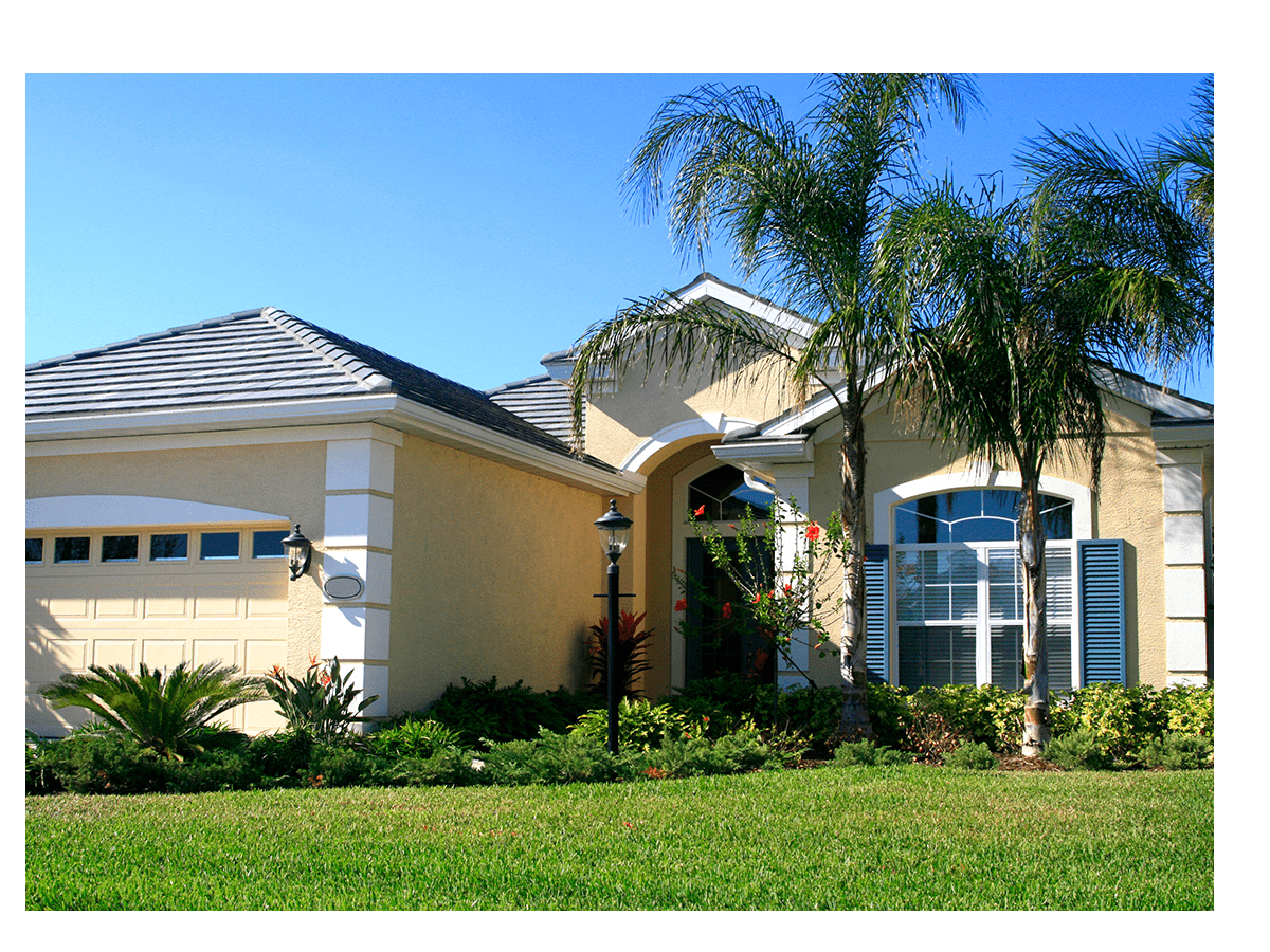 Spanish style landscaping